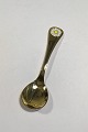 Georg Jensen 
Annual Spoon 
1987 in gilded 
Sterling Silver 
with enamel. 
Measures 15 cm 
(5 29/32")