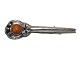 Danish Art 
Nouveau silver 
brooch with 
amber by Cort 
Hannibal.
Hallmarked 
"C.H.F. 830S". 
...
