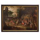 David Vinckboons Kreis: DorffeierHolland um 1620-30Lichtmasse: 72x104cm. Mit Rahmen: 83x115cm