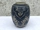 Patrick Nordström und Ellinor Selchau, Vase aus glasiertem Steinzeug, reich verziert mit blauer ...