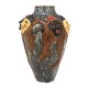 Grosse Höganäs Vase aus SteinzeugSigniertSchweden um 1900H: 30cm