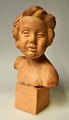 Benda, 
Bretislav (1897 
- 1983) 
Tschechische 
Republik: 
Kinderkopf. Rot 
ton. Auf 
Quadratfuß. ...
