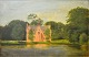 Jensen, Edvard Michael (1822 - 1915) Dänemark: Skizze. Die Sauna im Schloss Fredriksborg. Öl auf ...