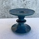 Kähler Keramik, Kerzenständer, blaue Glasur, 9cm Durchmesser, 7,5cm hoch, Nr. 357–9, Design Nils ...