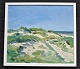 Dänischer Künstler (20. Jahrhundert): Der Strand von Løkken. Öl auf Leinwand. Signiert R. Larsen ...