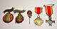 Sammlung von 5 Medaillen, Dänemark des 19. Jahrhunderts. Unter anderem. 2 Stk. von ...