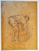Tornøe, Wentzel 
(1844 - 1907) 
Dänemark: 
Skizze - ein 
Junge mit einem 
Korb. Blei auf 
Papier. ...