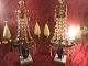 Kerzenleuchter aus Prisma-Messing aus den 1900er Jahren mit Marmor in den Beinen Kontakt für Preis.