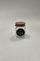 Holmegaard  Pharmacy Jar with  the text STIB from 1992