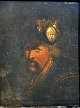 Unbekannter Künstler (18. Jahrhundert): Bildnis eines Künstlers mit Hut neben einer Staffelei. ...