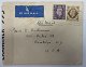 Luftpostbrief von England nach USA. Gestempelt Kensington. Oktober 1940. Zensiert. Geöffnet von ...