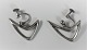 Just Andersen. Ohrringe mit Schraube aus Sterlingsilber (925). Modell 726. Länge 3 cm.