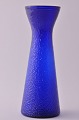 Hyacinth vase 
of pressed 
glass, Fyens 
glassworks. 
Blue hyacinth 
glass, Height 
22.5 cm. 8 7/8 
...