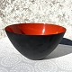 Krenit Schale, 
rote Emaille, 
25cm 
Durchmesser, 
14cm hoch, 
Design Herbert 
Krenchel * 
Guter Zustand *