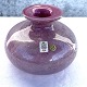 Holmegaard, 
Troll vase, 
Pink, 15cm 
wide, 10.5cm 
high, Design 
Sisse Werner * 
Perfect 
condition *