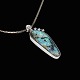 Reeslev Design 
- Copenhagen. 
14k White Gold 
Pendant with 
Opal and 
Diamonds.
Four Brillant 
Cut ...