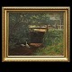 Simon Simonsen, Landschaftspartie, Öl auf LeinenSigniert und datiert 1887Lichtmasse: ...