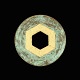 Leon Kastbjerg 
Nielsen. 
Handmade Brooch 
in Patinated 
Brass with Gold 
Leaf - 1991
Designed and 
...