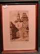 Lithografie von H. Kruuse.Motiv von Rothenburg ob der Tauber. Nummer 67 von 100.Grösse: ...
