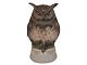 Rare and large Royal Copenhagen figurineOwl and two ...