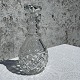 Kristallkaraffe, kristallgeschliffenes Glas, 21 cm hoch, 10 cm breit * Perfekter Zustand *