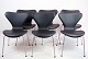 Set of six Seven chairs, model 3107, Arne Jacobsen, ...