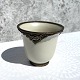 Lyngby, Vase / Tasse mit Metallbohrer, 9 cm Durchmesser, 7,5 cm hoch * Schöner Zustand *