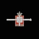 Georg Jensen. 
Sterling Silver 
WWII Danish 
King Brooch - 
Arno Malinowski
Designed by 
Arno ...