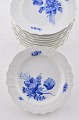 Royal Copenhagen  Blue flower curved  Cake plate # 1625