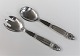 Georg Jensen. 
Silberbesteck 
(925). König. 
Salatbesteck. 
Länge 19,5 cm.