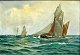 Olsen, Alfred 
(1854 - 1932) 
Dänemark: 
Segelschiffe 
auf See. 44 x 
62 cm. Öl auf 
...