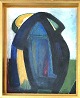 Jørgen Thoms 
1917-2005 Oil 
on canvas in 
golden wooden 
frame. 
Dimensions: 
50.2 x 42 cm. 
(45 x 37 ...