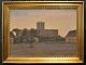 Dänischer Künstler (19. Jahrhundert): Ruine Koldinghus. Öl auf Leinwand. Ohne Signatur. ...