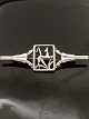 Art deco brooch 
6.8 x 2 cm. 830 
silver from 
Chr.Veilskov 
Copenhagen 
subject no. 
509060
