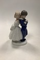 Bing and 
Grondahl 
Figurine - Hans 
and Trine / 
Pardon me No. 
2372. Designed 
by Claire ...