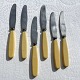 Buttermesser, 
Raadvad, Mit 
Griff aus 
hellem 
Kunststoff, 
22,5 cm lang, 6 
Stück *Guter 
Zustand*