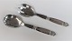 Georg Jensen. 
Silver cutlery 
(925). 
Acanthus. Salad 
set with steel. 
Length 19.5 cm.