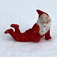 Liegender 
Weihnachtsmann 
aus 
Bisquit-
Porzellan, 6 cm 
breit, 3 cm 
hoch, Anfang 
der 1990er 
Jahre ...