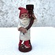 Gips 
Weihnachtsmann 
mit Leuchter, 
12 cm hoch, 4 
cm breit *Schön 
patinierter 
Zustand*