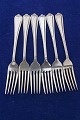 English 
flatware 
cutlery of 
sterling silver 
by Oliver & 
Bower Ltd., 
Sheffield.
Set of 6 
dessert ...