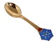 Anton Michelsen 
guilded 
sterling 
silver, 
Christmas spoon 
from 1976.
Designed by 
Gudmund ...