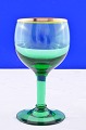 Nyhavn glas 
Holmegaard 
1950-1980. 
Nyhavn grünes 
Weissweinglas 
mit Goldrand, 
Höhe 11,4 cm. 
...