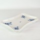 Royal 
Copenhagen tray 
in patterned 
blue flower 
braid no. 
10/8181. 1 
sorting.
H:2.5 W:24 
D:17 (7 ...