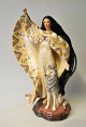 Handbemalte 
Porzellanfigur, 
Franklin Mint 
Native 
American, The 
Dreamcatcher, 
USA des 20. ...