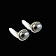 Georg Jensen. 
Sterling Silver 
Cufflinks #44B 
with Hematite - 
Harald Nielsen.
Design by 
Harald ...
