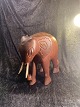 A Große 
Elefantenfiguren 
aus Holz 
Massivholz H 27 
cm
