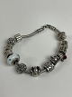 Vintage 
Pandora-Armband 
mit Anhängern 
und Gliedern, 
Sterlingsilber 
925. Länge: ca. 
20 cm, ...