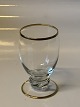 Water glass 
#Gisselfelt 
with Gold
Height 9 cm 
approx
Nice and well 
maintained 
condition