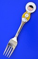 A. Michelsen 
Christmas 
cutlery, gilded 
sterling silver 
with an inlaid 
enamel motif. 
Christmas ...