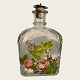 Holmegaard, 
Rose 
Dramflasche, 
10,5 cm breit, 
17 cm hoch, 
Design Michael 
Bang *Guter 
Zustand*